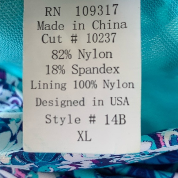 Sunsets Bikini Bottom Aqua Sky Womens XL Cheeky Swimsuit - Picture 4 of 8